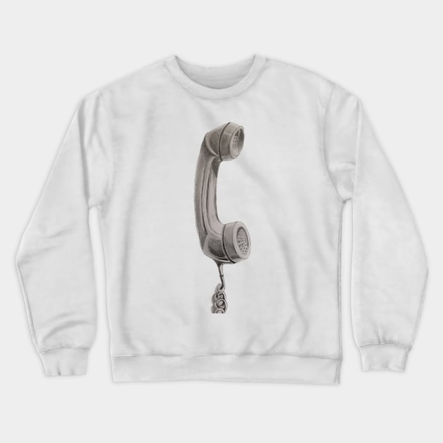 Telephone1 Crewneck Sweatshirt by The artist of light in the darkness 